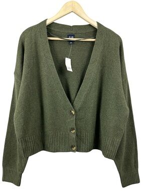 NWT GAP CashSoft Cropped Cardigan Size XL